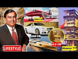 Mukesh Ambani Luxurious Lifestyle 2025- Car collection, Net worth, House, Wife, Business, Biography