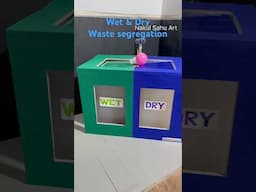 Arduino Project | wet and dry waste segregation #youtubeshorts #shortsfeed Nakul Sahu art