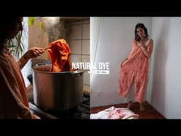 NATURALLY DYEING my newest product & SUSTAINABLE FASHION discussions with Green Tailor | NATURAL DYE