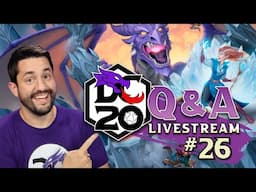 DC20 Beta Q&A #26