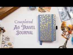 A travel journal is the best souvenir 📖 UK Travel Journal Flip Through