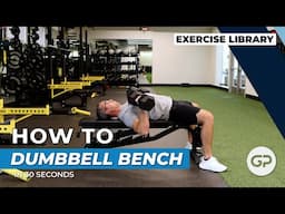 Dumbbell Bench Press | Exercise Technique Library