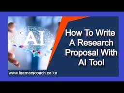 BEST AI Tool To Write A Research Proposal