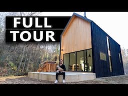 900sqft MODERN SCANDINAVIAN SMALL HOUSE! DEN Prefab Home (Full Tour)