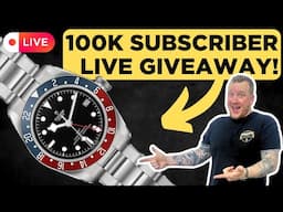 100K Subscriber Tudor Watch Giveaway! | LIVE DRAW