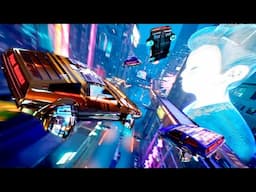 Punk Runner - Cyberpunk Flying Car Racing Game Inspired by Need For Speed Underground 2! (Tech Demo)