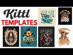 Kittl: 3 Tips For Using TEMPLATES For Absolute Beginners