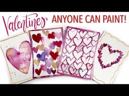 Easy Valentine's ANYONE Can Paint!