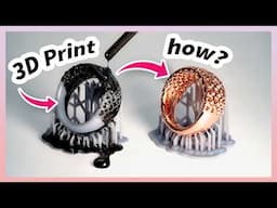 Electroplating 3D Printed Jewelry | FULL TUTORIAL