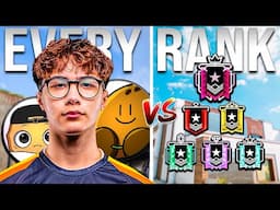 Can 3 Rainbow Six Siege YouTubers Beat Every Rank?