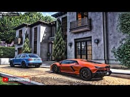 GTA 5 REAL LIFE MODS LET'S GO TO WORK NEW MANSION