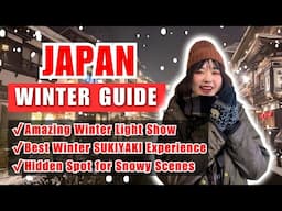 Japan Winter Guide 2025 | Top 9 Ultimate Tips to Survive and Enjoy the Cold Season