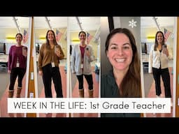 Full Week in the Life of A First Grade Teacher // First Grade Teacher Vlog