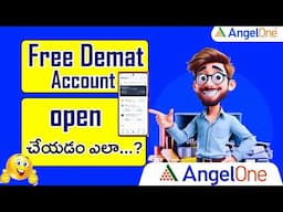 Free Angel One Demat Account Opening 2025 Telugu | Angel One App Login Telugu