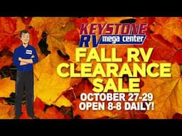 Fall Clearance Sale | Oct. 27th - 29th, 8am - 8pm Daily