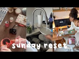 sunday reset and cleaning tiktoks