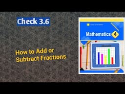 #Grade 4 Maths #Check 3.6 #Afaq Sun series #Teacher Naseeb Zada