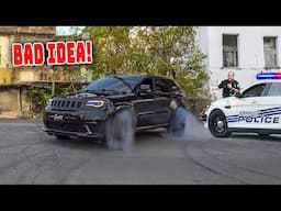 DRIFTING A TRACKHAWK IN THE HOOD!