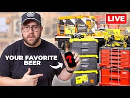 Testing Subscribers Favorite Beers & HUGE Tool + Table Giveaway 🔴 LIVE STREAM 🔴