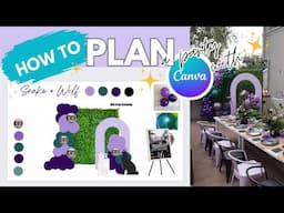 How to Plan a Party using Canva and Pinterest!