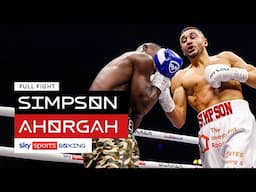 FULL FIGHT! Callum Simpson vs Elvis Ahorgah 👊 | Commonwealth Title Fight