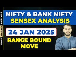 NIFTY PREDICTION FOR TOMORROW | 24 JANUARY | BANK NIFTY PREDICTION| NIFTY LIVE TRADING| NIFTY EXPIRY