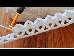 Beautiful Crochet Stitch for Baby Blanket, the easiest and fastest Crochet Pattern for beginners