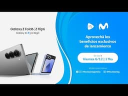 El 6 de diciembre a las 17hs. aprovechá beneficios en Galaxy Z Fold6 | Z Flip6