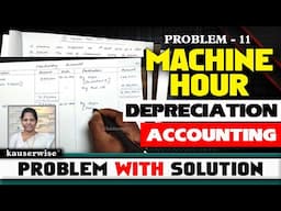 [11] Machine Hour Rate Method | Depreciation Accounting | by Kauserwise