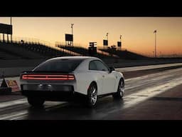 All-Electric Dodge Charger Daytona Scat Pack on the Strip