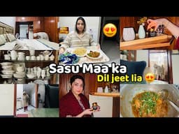 Sasu Maa ki Pasand ka Khana bna k Sasu Maa ka dil jeet lia 😍❤️ Room Ki Deep Cleaning 🧹🧻