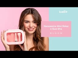 Bloom Beauty Wishes | Necessaire Mini Rolos e Gua Sha