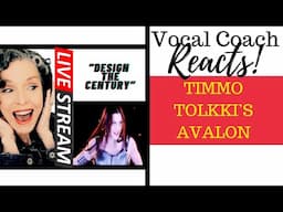 LIVE REACTION: Timo Tolkki's Avalon ft. Floor Jansen - "Design the Century"| Vocal Coach Reacts