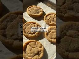 Spiced Pumpkin Snickerdoodles