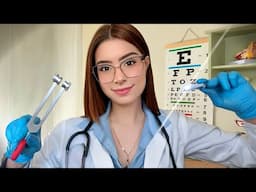 ASMR The Most DETAILED Cranial Nerve Exam Roleplay 👩‍⚕️ Doctor Exam, Ear, Eye & Hearing Test