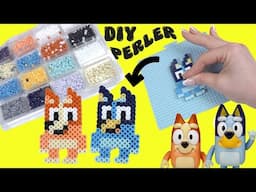 Bluey and Bingo DIY Perler Bead Creations! Crafts for Kids