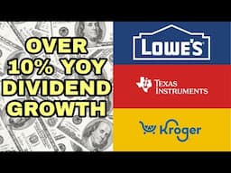 3 Dividend Stocks with Huge Dividend Growth