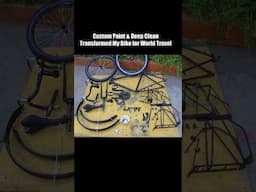 Transformed Bicycle For World Travel | Custom Paint & Deep Clean Bike