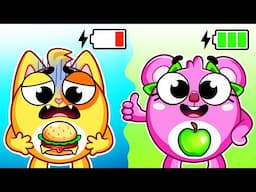 Healthy Meal Challenge 🥗 Yes! Yes Fruits | Funny Kids Songs 🐱🐨🐰🦁 And Nursery Rhymes by Baby Zoo