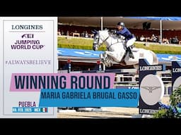 Maria Gabriela Brugal Gasso & J'adore flamenco first at the Longines FEI Jumping World Cup™ Puebla