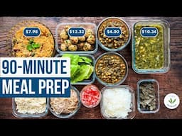 90-Minute Meal Prep for $35 🤑 (for two!)