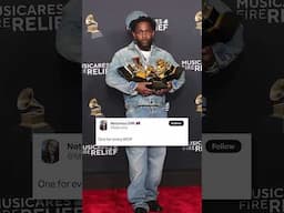 Kendrick Lamar Sweeps The Grammys With 5 Wins, Someone Check On Drake 👀😂