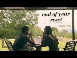 my end of year reflection, goal-setting & couples retreat routine | winter arc reset ❄️