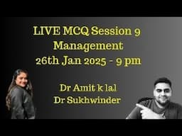 9th Live Mcq Session on Management