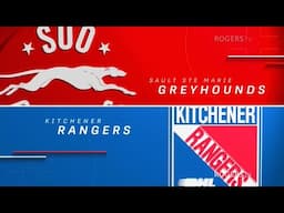 OHL on Roger's TV: Soo Greyhounds vs Kitchener Rangers-Highlights + Interviews- January 29th, 2025