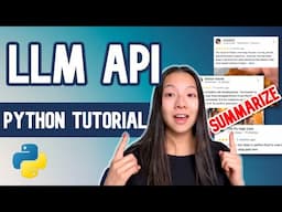 Using LLM API in Python to Generate Summaries | Python AI Tutorial