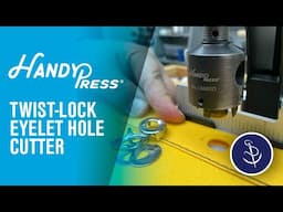 Effortlessly Punch Holes for Twist-Lock Fasteners