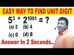 Find the digit in the thousands position of 5^3*2^1001 IFind Unit Digit In Telugu|SumanTV Education