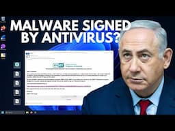 This Malware looks like it is signed by an antivirus