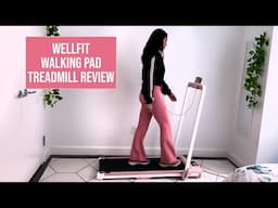 WELLFIT Under Desk Treadmill Review || Foldable Handrails & Adjustable Incline